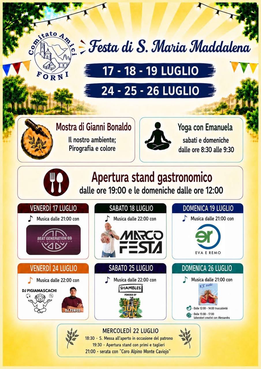 Festa di S. Maria Maddalena