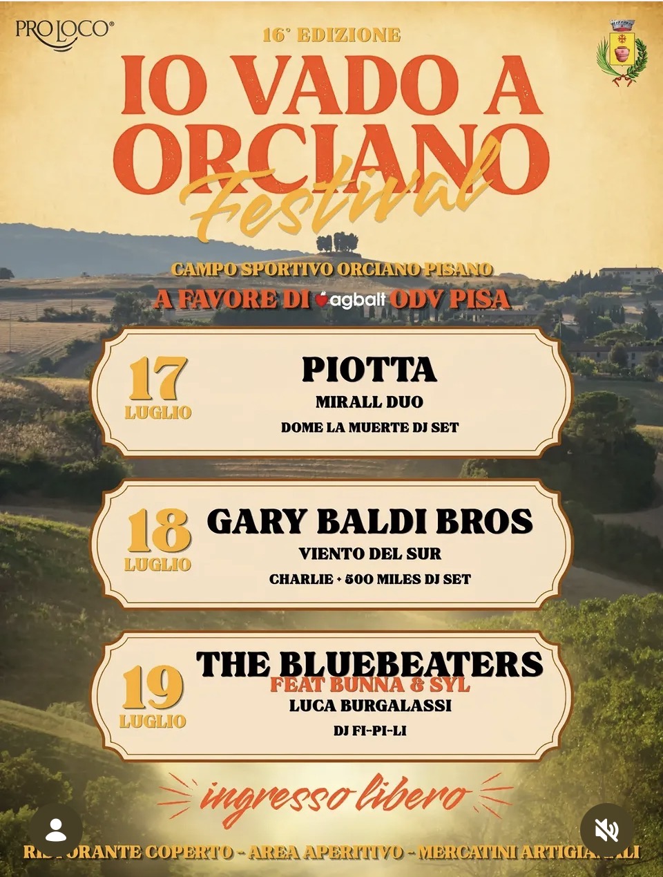 IO VADO A ORCIANO Festival