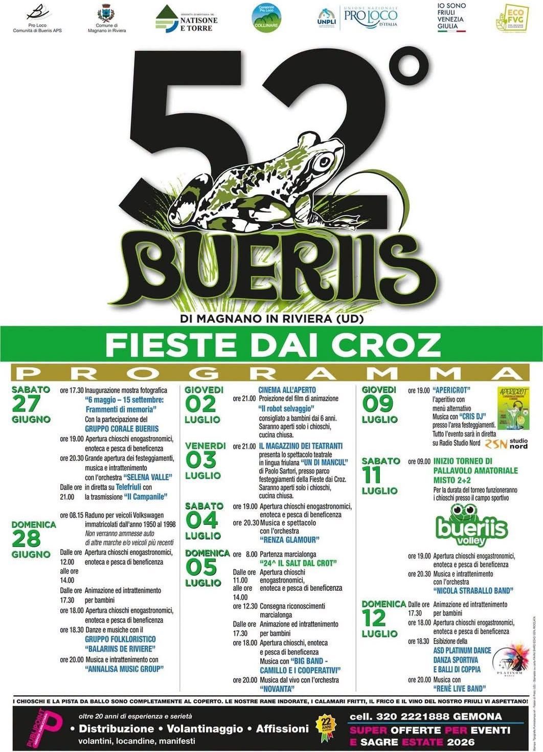 Fieste dai Croz Bueriis