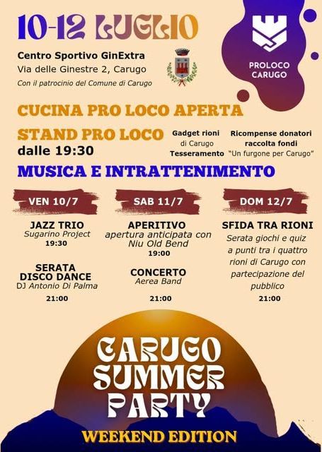 Carugo Summer Party