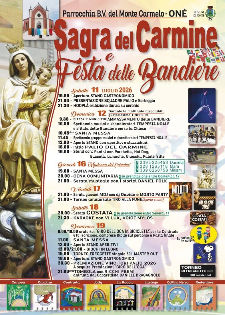 Sagra del Carmine e Festa delle Bandiere