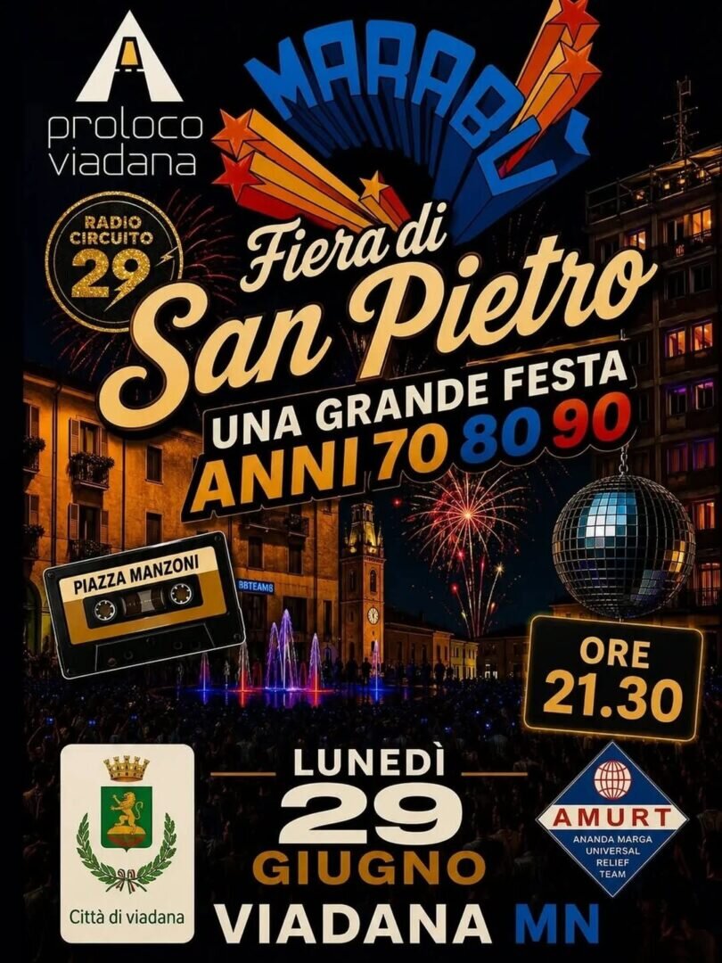 Marabù festa anni 70 80 90
